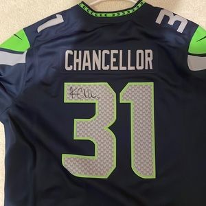 Kam Chancellor Signed Jersey